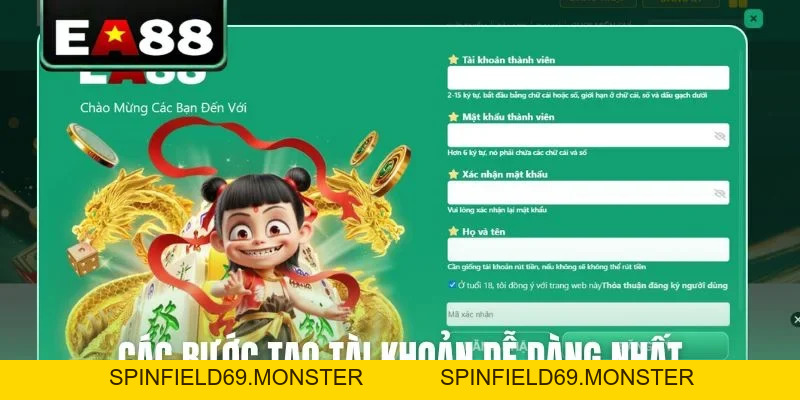 Hướng Dẫn Đăng Ký EA88 Chi Tiết Từ A Đến Z Cho Tân Binh - SPINFIELD69.MONSTER