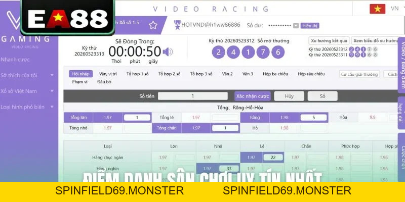 Xổ Số EA88 - Sảnh Cược Lô Đề Trực Tuyến Thưởng Hậu Hĩnh - SPINFIELD69.MONSTER