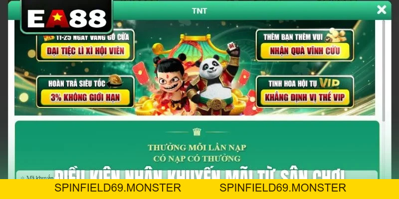 Tổng Hợp Khuyến Mãi EA88 Mới Nhất Dành Cho Thành Viên - SPINFIELD69.MONSTER