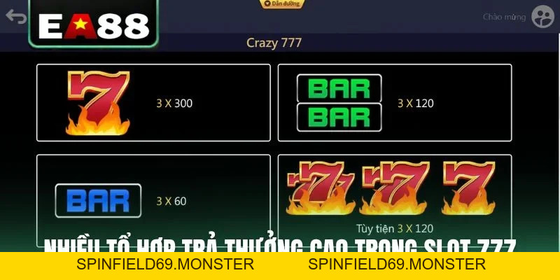 Nổ Hũ 777 EA88 Quay Slot Cổ Điển Nhận Jackpot Cực Lớn - SPINFIELD69.MONSTER