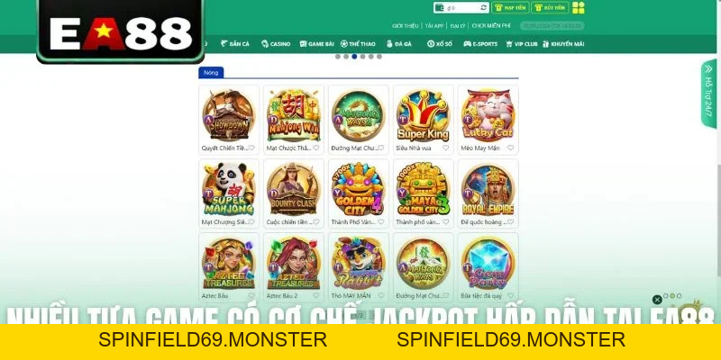 Nổ Hũ Jackpot - Trải Nghiệm Quay Hũ Đỉnh Cao Tại EA88 - SPINFIELD69.MONSTER