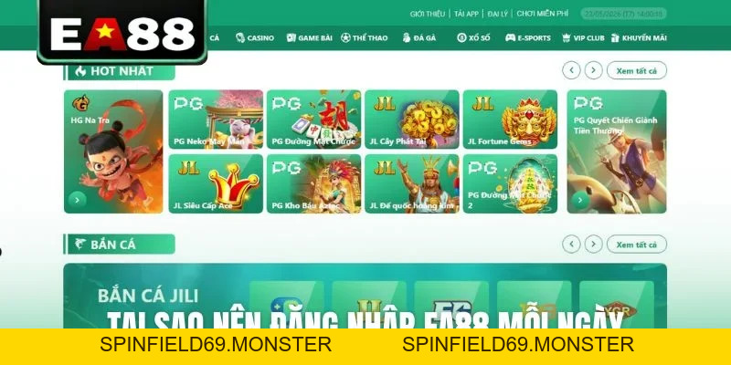 Hướng Dẫn Đăng Nhập EA88 Nhanh Chóng Và An Toàn - SPINFIELD69.MONSTER