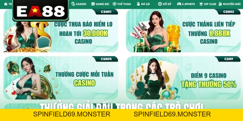 Tổng Hợp Khuyến Mãi EA88 Mới Nhất Dành Cho Thành Viên - SPINFIELD69.MONSTER